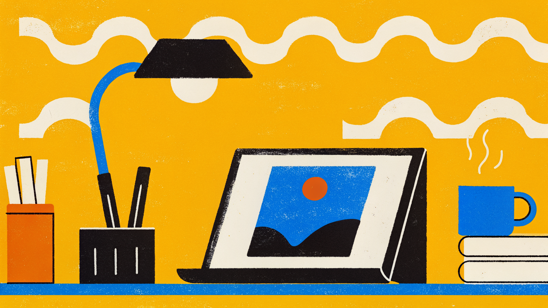 Mockup — PDF pages on a tablet